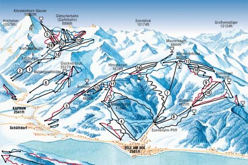 The Kaprun Zell Europa Sport Region is run seamlessly by three operators